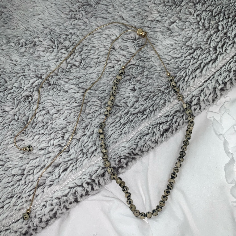 Urban Outfitters Grey Stone Necklace.